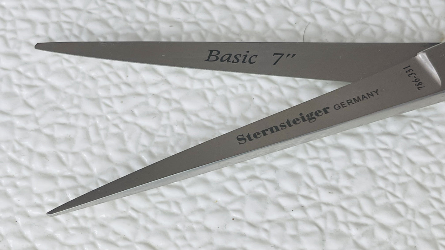 Sternsteiger offset hair shears in 7 inches-4
