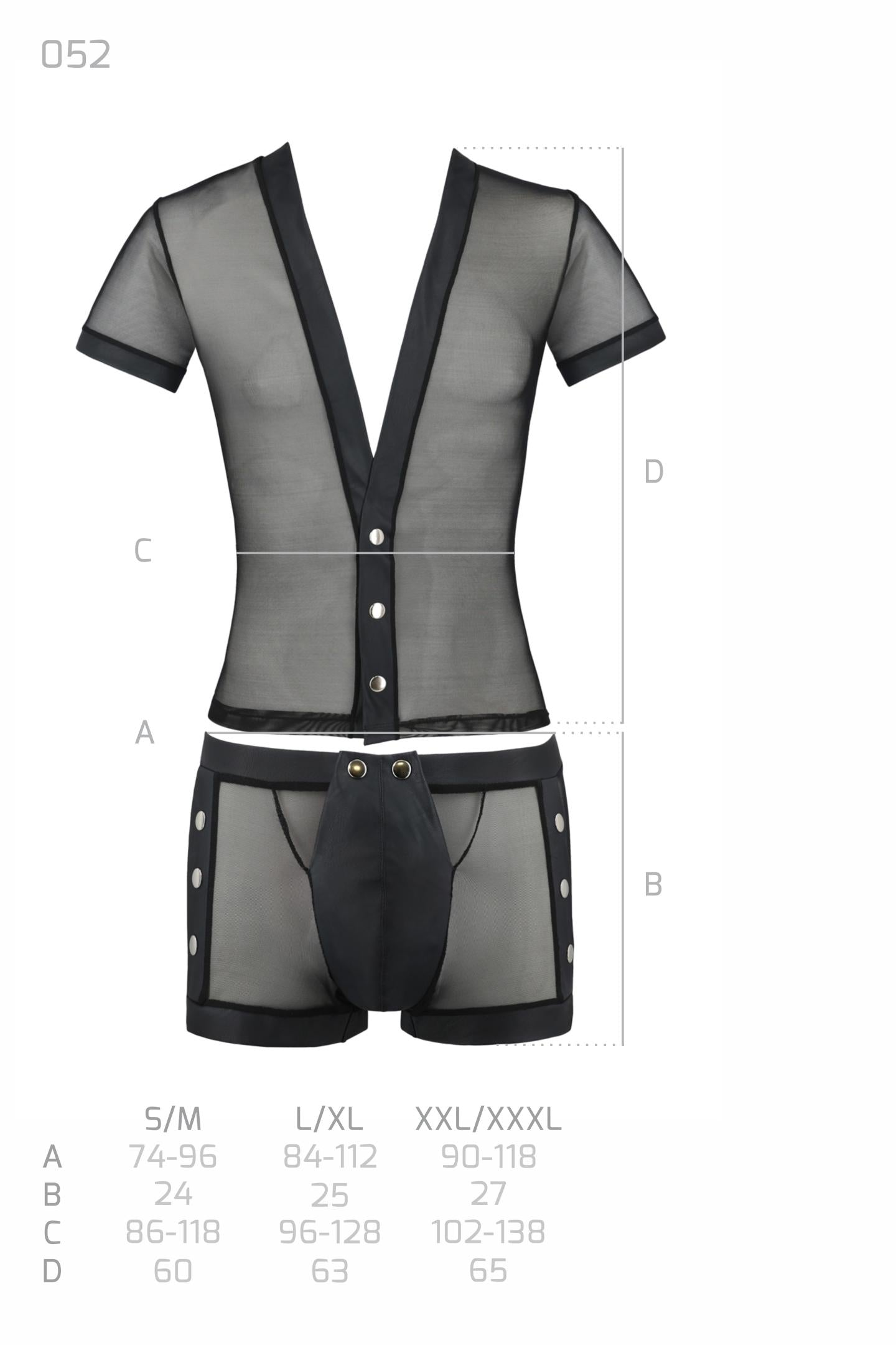 schwarzes Set 052 - 2XL/3XL-6