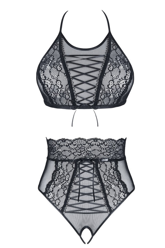 schwarzes Set Mireille - XXL-0